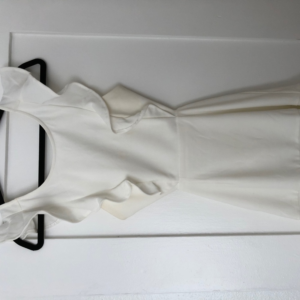 White Flirty Skater Dress XS